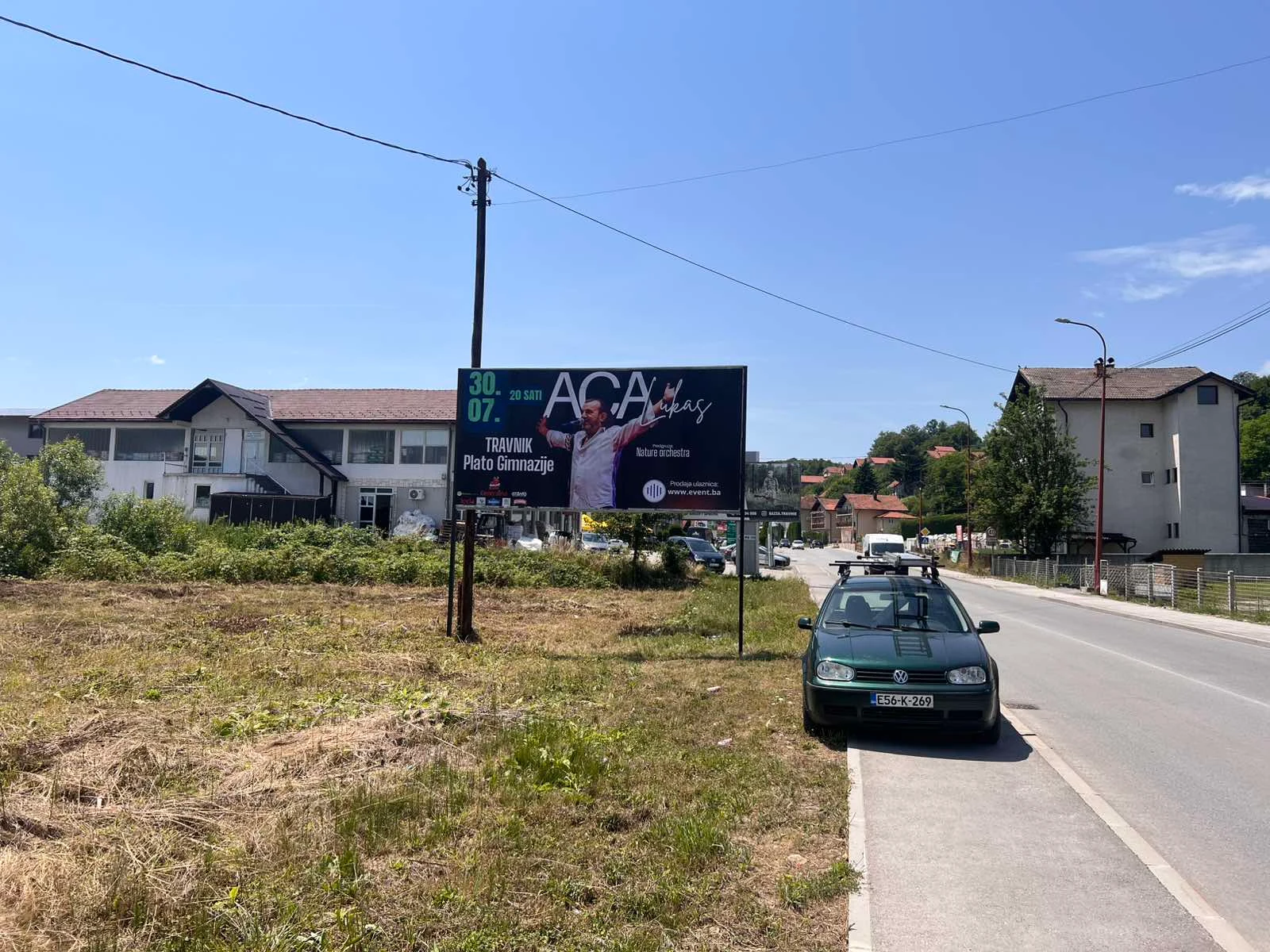 Billboard Novi Travnik – ulaz u grad – strana A