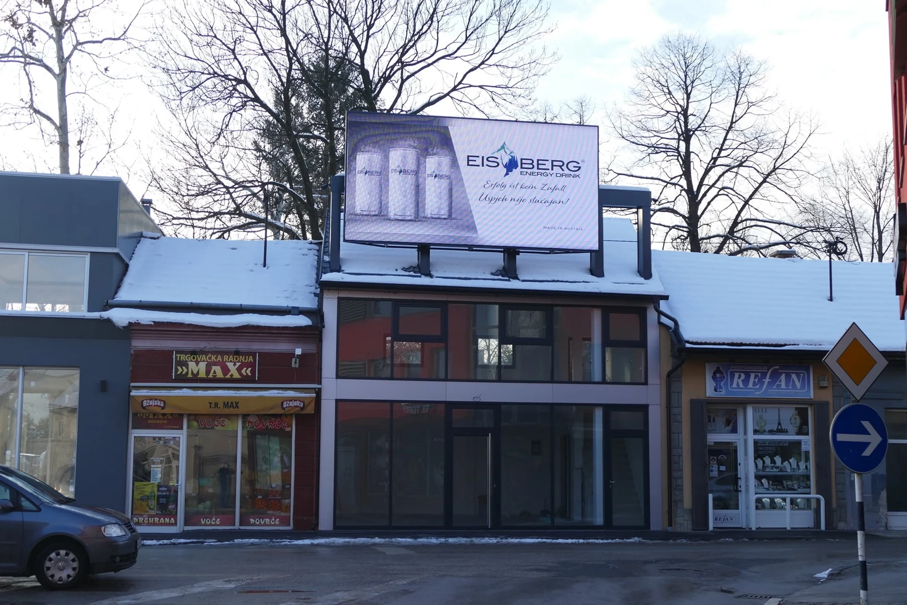 LED display Bugojno – town entrance