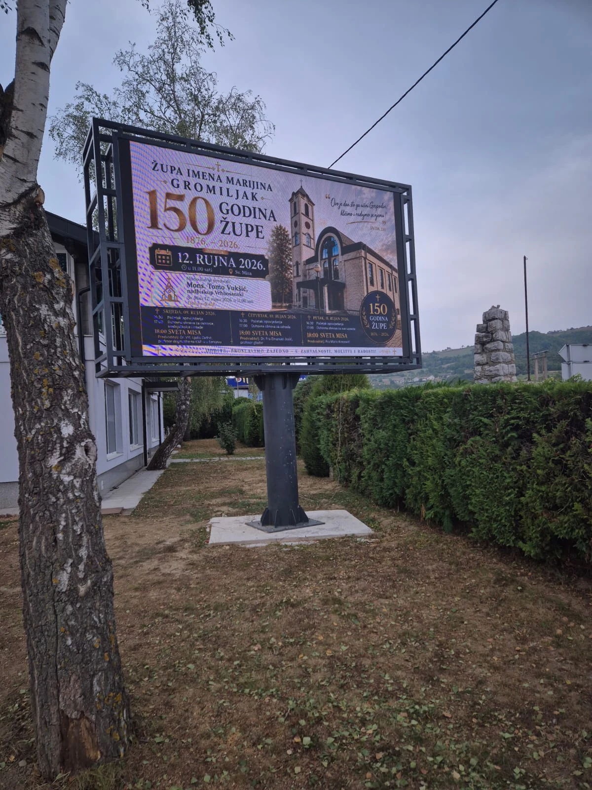 LED zaslon Kiseljak – Fojničko raskršće