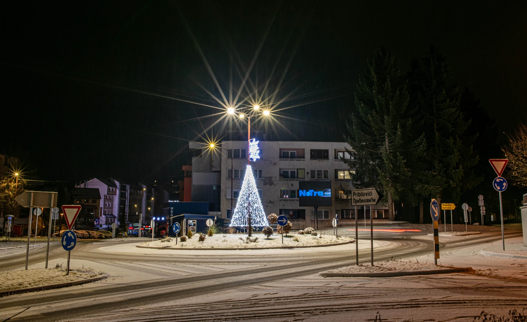 LED zaslon Kružni tok – Novi Travnik