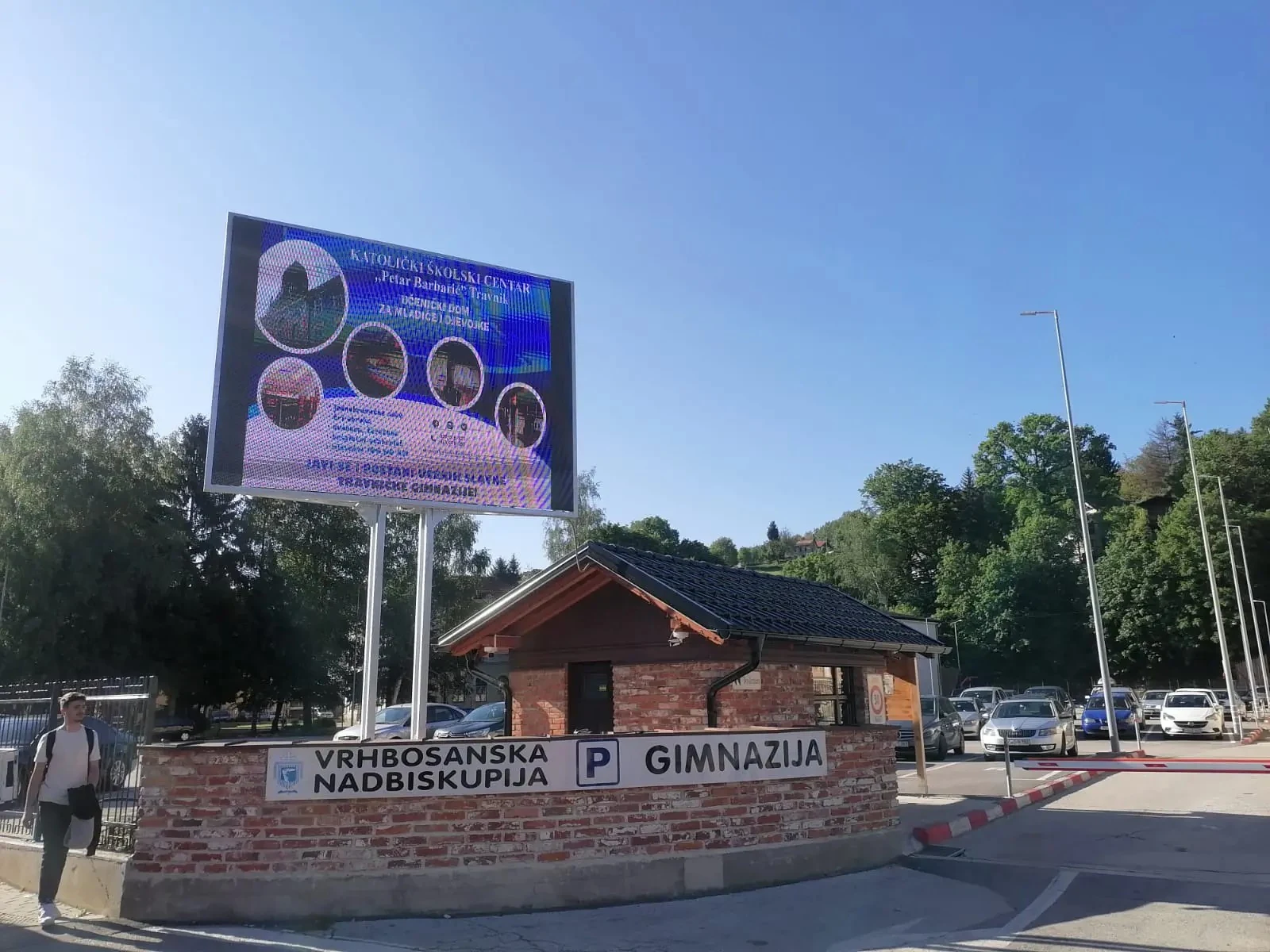 LED display Travnik – KŠC Petar Barbarić